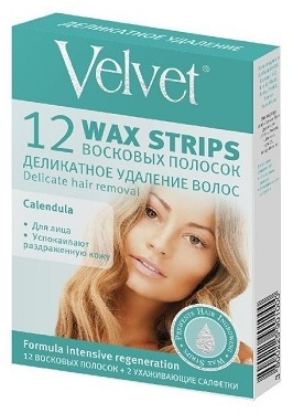 Купить Velvet Деликатное средняя восковые полоски 12 шт. в кредит в ...