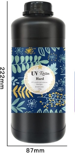 Акриловая смола UV Resin Hard 1000g. 1 шт
