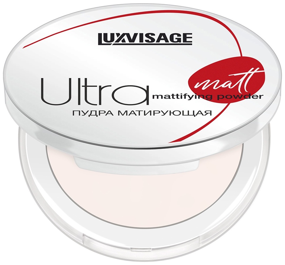 Пудра LUXVISAGE Ultra Matt сухая 101 Porcelain светло-бежевый