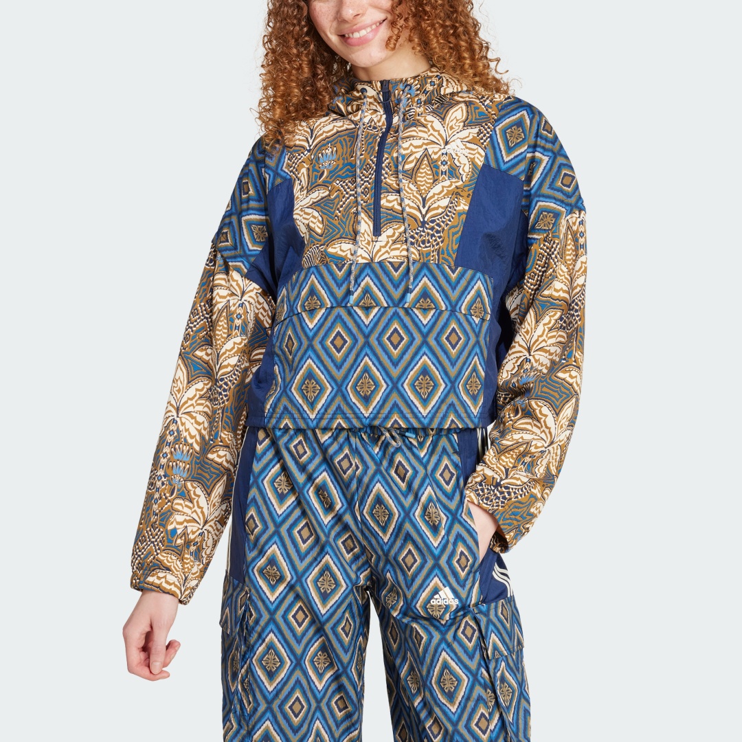 Олимпийка Adidas FARM синий