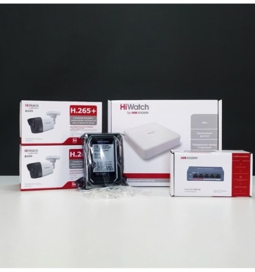 Комплект видеонаблюдения HiWatch 449995 1920x1080