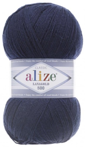 Alize Lanagold 800 58 - Темно-синий 800 м 100 г