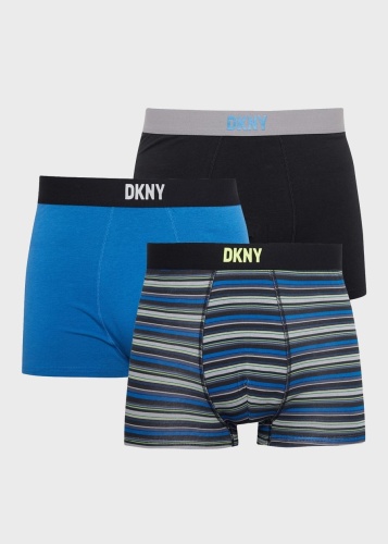Боксеры DKNY черный, синий, мультиколор