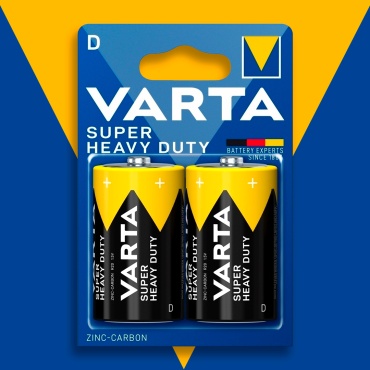 Батарейка D VARTA 2 шт
