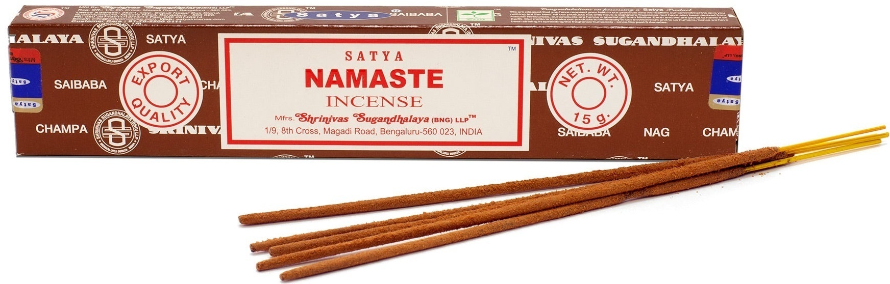 Satya благовония палочки Намасте/Namaste 12 шт