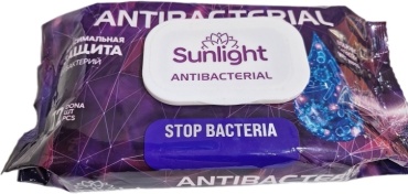 Влажные салфетки Sunlight Antibacterial 72 шт