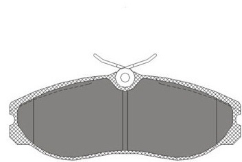 Колодки SCT передние SP 257 4 шт