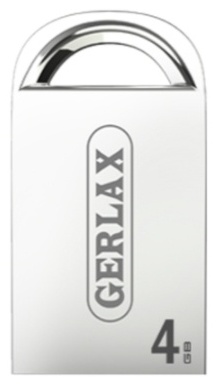 USB Flash карта GERLAX U4 4 Гб серебристый