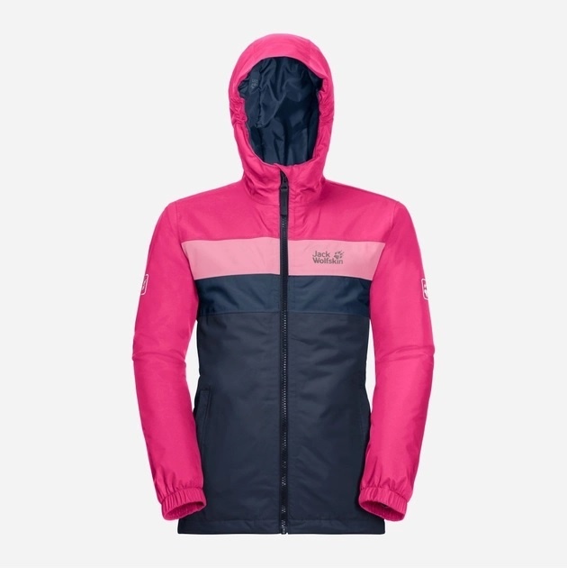 Демисезонная куртка Jack Wolfskin розовый