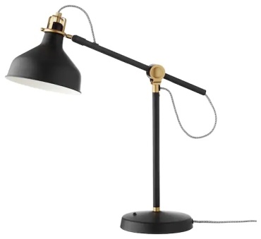 Настольная лампа IKEA Ранарп 503.606.03 E27, 11 Вт, сталь