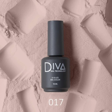 Diva nail technology гель-лак Gel color 017 глянцевое 15 мл