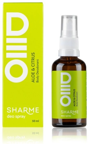 Greenway SHARME DEO SPRAY с ароматом Алое и цитрус дезодорант унисекс 50 мл