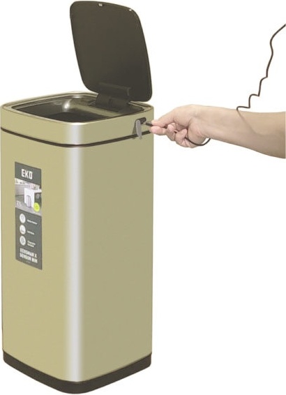 Мусорное ведро EKO с крышкой EK9252RP-21L-CG 21 л