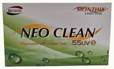 Контактные линзы Neo Vision Neo Clean -11.50 кривизна 8.6 на месяц 6 шт