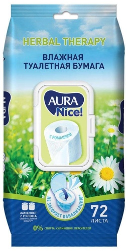 Aura Beauty Влажная для детей S&L 72 шт
