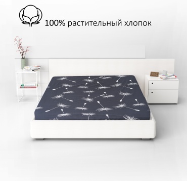 Простыня DOMTEKC Fiori  180x240, ранфорс