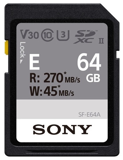 Карта памяти Sony SF-E64/T2 ET4 64 Гб