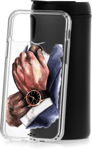 Чехол КRUЧЕ для Apple iPhone 11 Pro прозрачный, рисунок