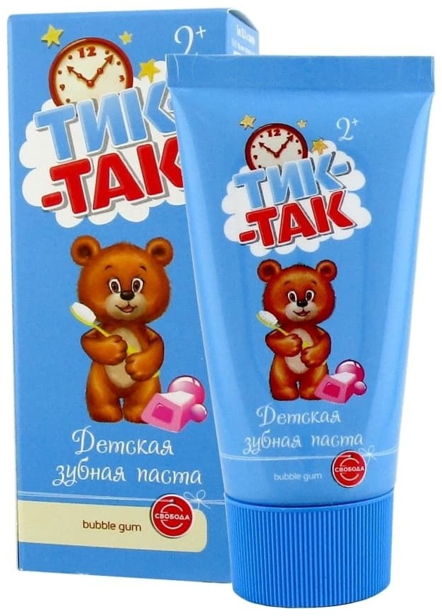 Тик так зубная паста Bubble Gum 62 г