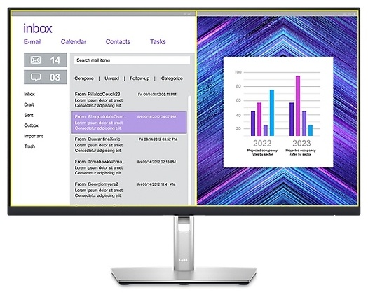 Монитор 27" DELL P2723DE серебристый