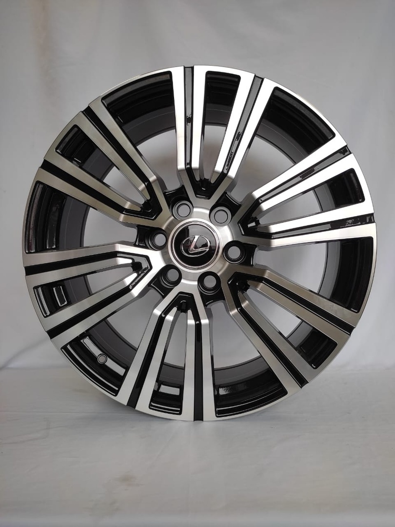 Kipardo 744-55 8.5x22/6x139.7 D95.1 ET45 черный, серебристый