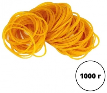 Резинки 1000 шт, желтый