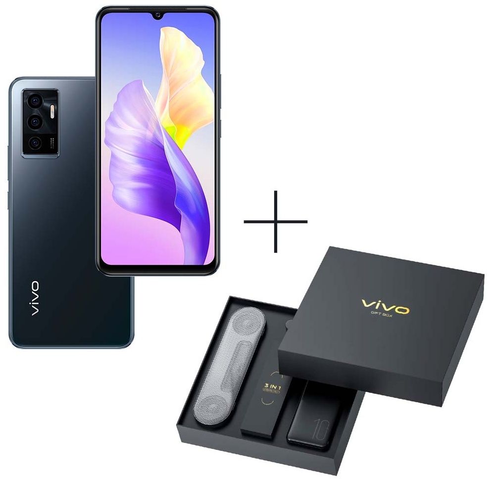 Купить Смартфон Vivo V23E 8 ГБ/128 ГБ черный + подарок в Кандыагаше –  Магазин на Kaspi.kz