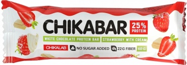 CHIKALAB батончик протеиновый клубника со сливками 1 шт
