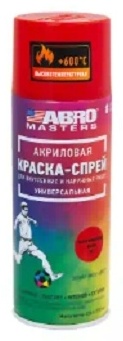 ABRO краска высокотемпературная тон красный, 400 мл