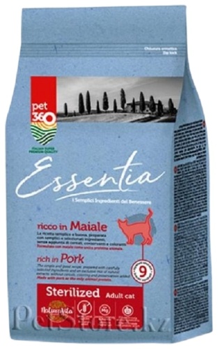ESSENTIA ADULT STERIL PORK -мясо дикого кабана, для стерилизованных 0.3 кг