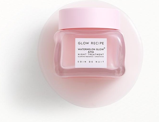 Маска для лица Glow Recipe крем Watermelon Glow AHA Night Treatment 60 мл