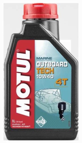 Синтетическое Motul 4T Outboard Tech 10W-40 1 л
