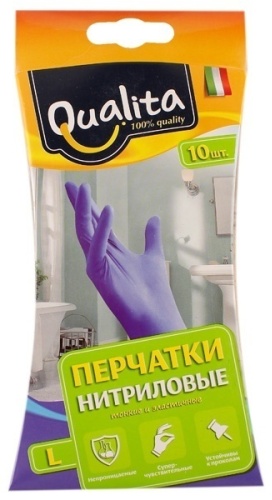 Qualita Нитриловые L 10 шт