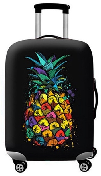 LUGGAGE COVER средний (до 80 л) черный
