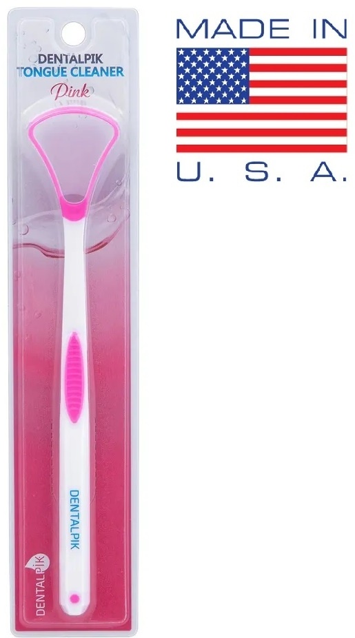 DENTALPIK скребок для языка очиститель языка средняя 1 шт