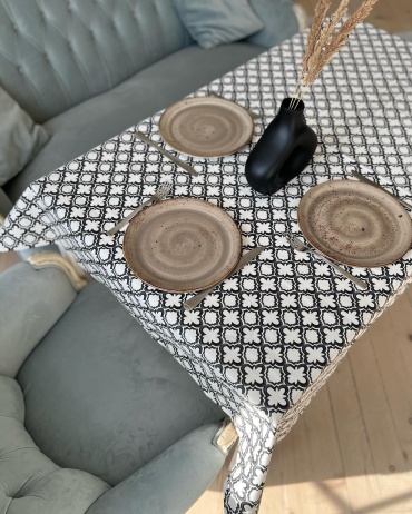 Скатерть Maryam decor & textile 300x160 см, хлопок, дак, 1 шт