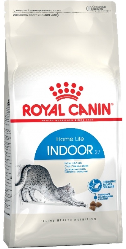 Купить Корм Royal Canin Indoor для живущих в помещении злаки, птица 10 ...