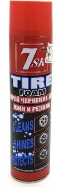 7SK очиститель-полироль для шин 876713 0.65 л