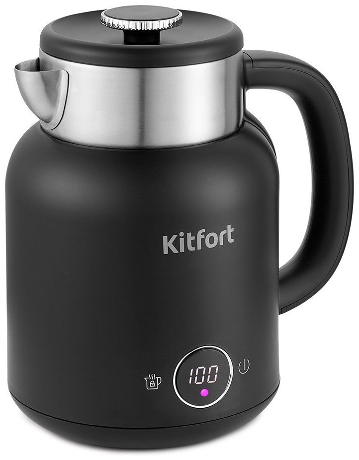 Электрочайник Kitfort КТ-6196-1 черный