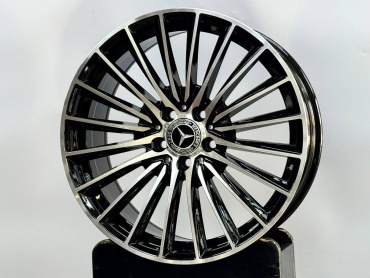 226 Black Machined Face 9.5x19/5x112 D66.6 ET45 4 диска черный, серебристый, графит