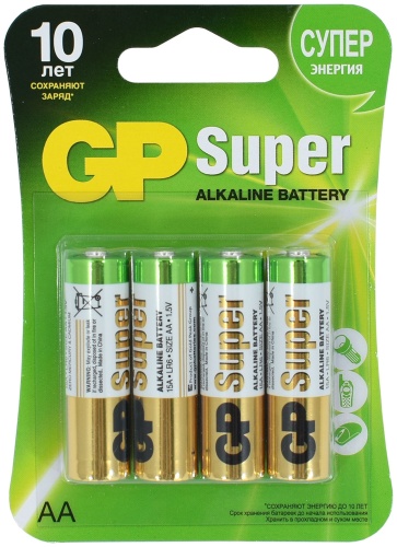 Батарейка AA GP 4 шт
