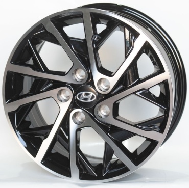 Kipardo HND16004 6.5x16/5x114.3 D67.1 ET48 4 диска черный, серебристый