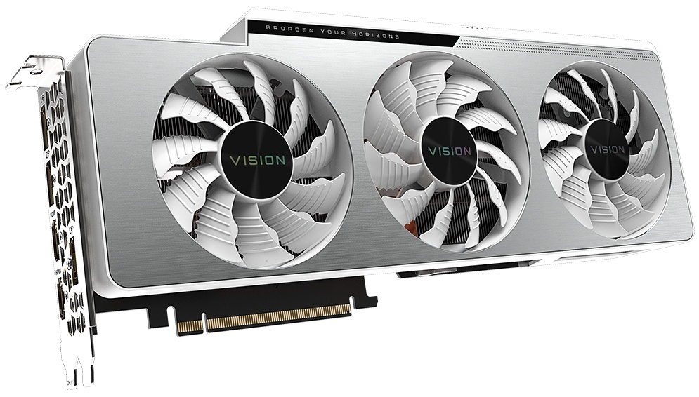 Видеокарта GIGABYTE GeForce RTX 3080 Vision OC 10G rev. 2.0 GV-N3080VISION OC-10GD 2.0 10GB