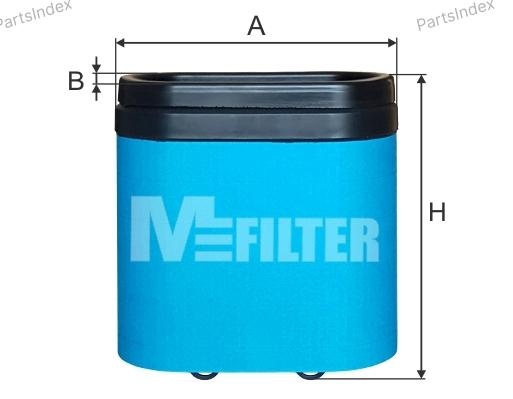 MFILTER Воздушный Фильтр A884