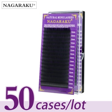 NAGARAKU ленточные C 0.07 мм черный mix 7-14 мм
