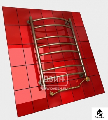 Полотенцесушитель электрический Двин K0000036903, лесенка 50x60 см