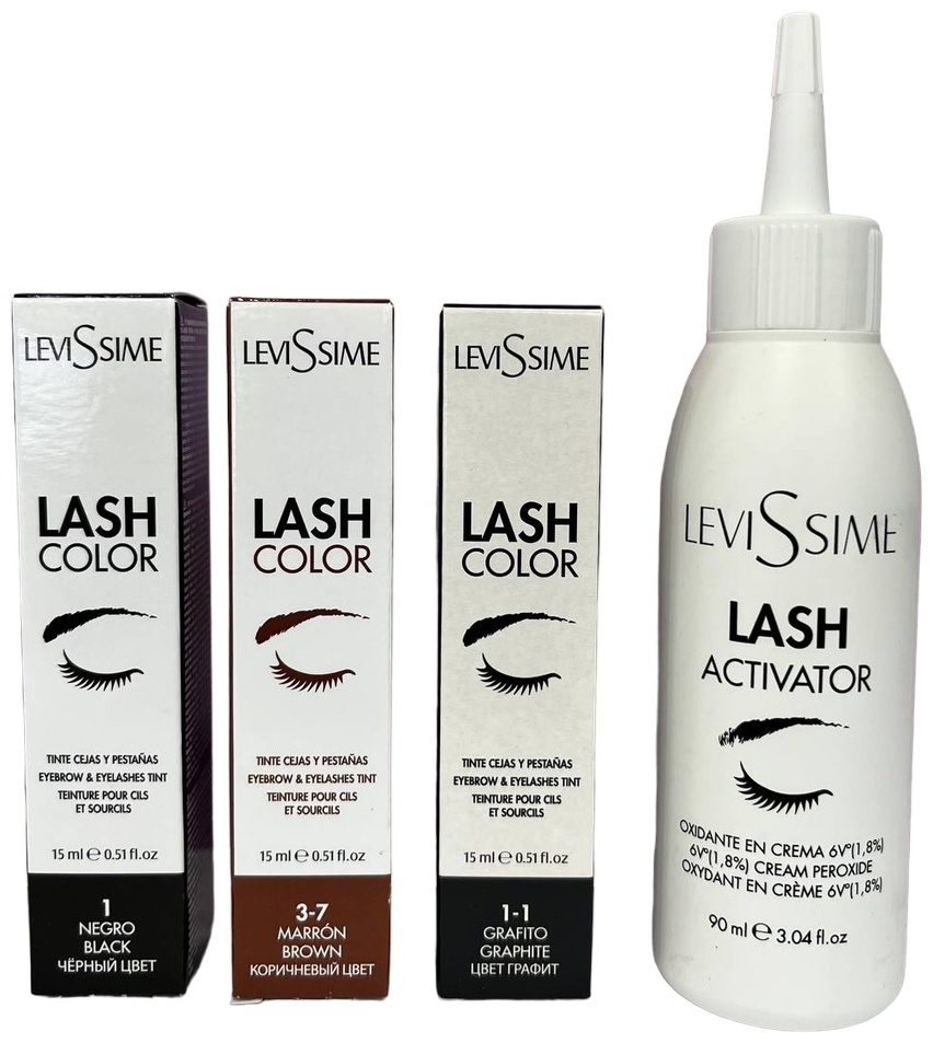 LEVISSIME Lash Color Activator 1.8% краска, оксид для краски 1,1-1,3-7 3х15 мл