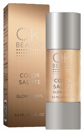 OK BEAUTY Color Salute Glow Drops хайлайтер Solar