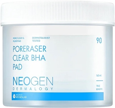 Neogen пилинг Poreraser Clear BHA Pad 160 мл