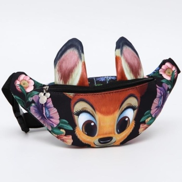 Сумка поясная Disney полиэстер коричневый